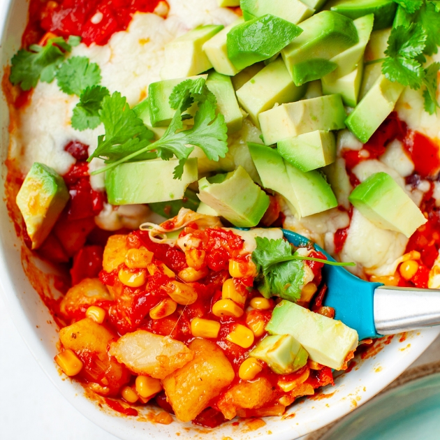 Zapiekanka meksykańska z kopytkami