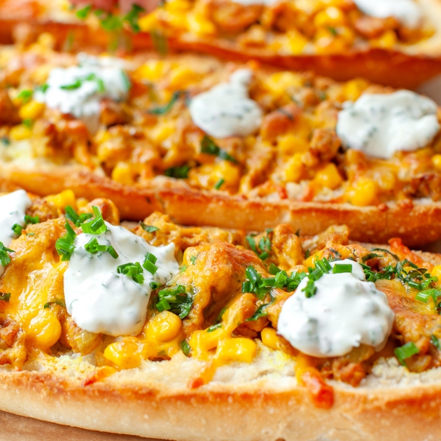 Zapiekanki z kurczakiem curry