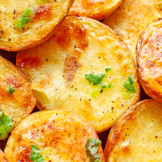 Ziemniaki pieczone na złoto