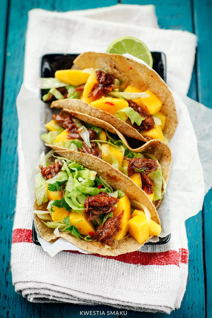 Tacos z kaczką i mango