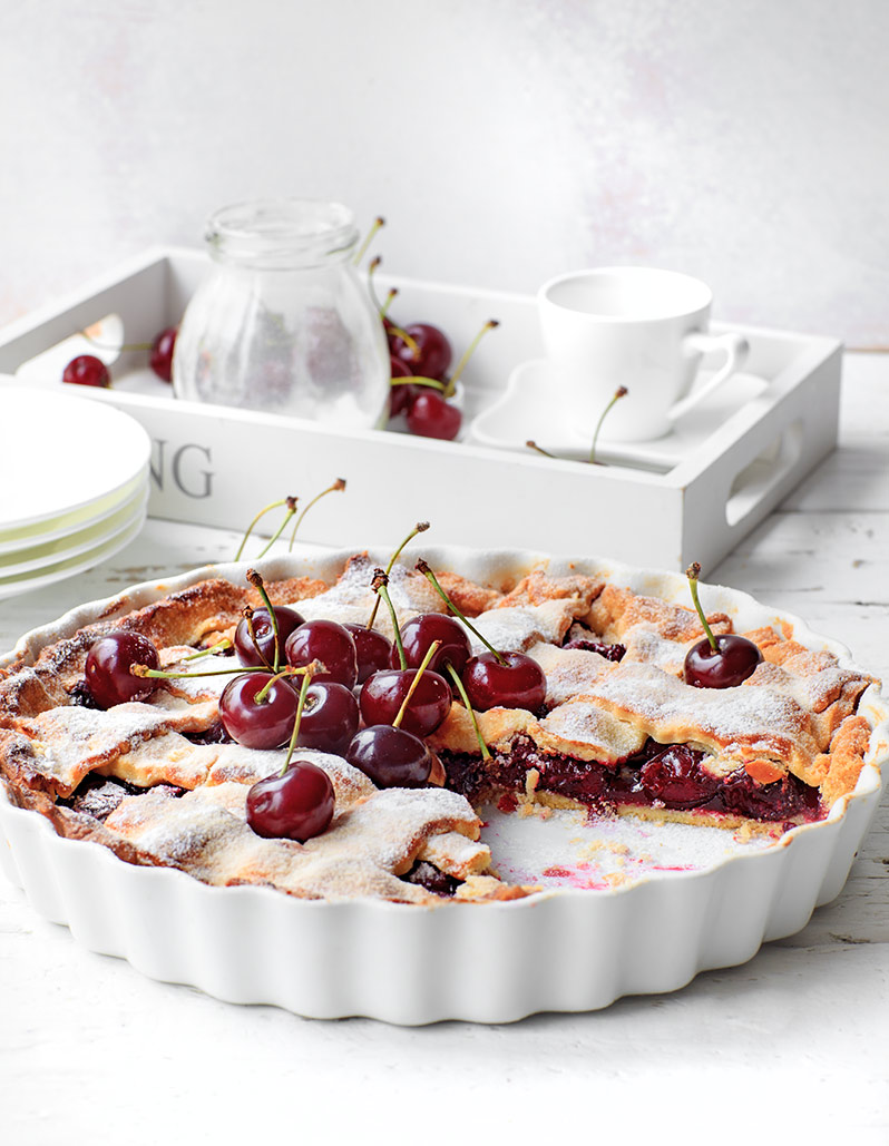 Tarta z czereśniami